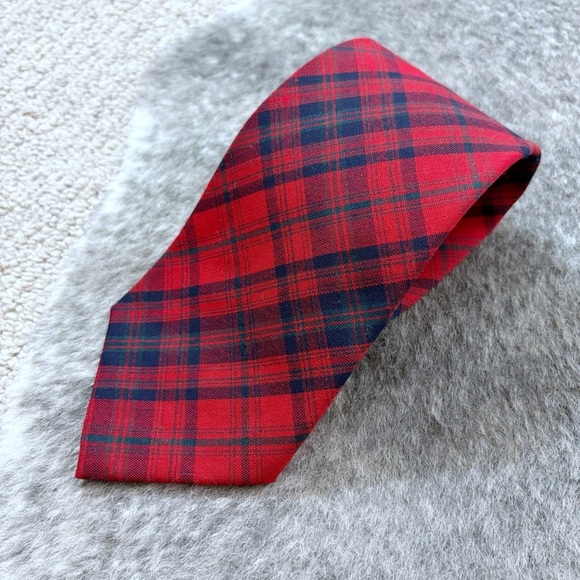 NWOT Pendleton Wool Plaid Tie - Picture 3 of 10